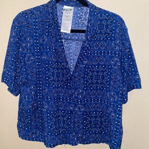 Isaac Morris Limited for TARGET Bandana Button Up Shirt